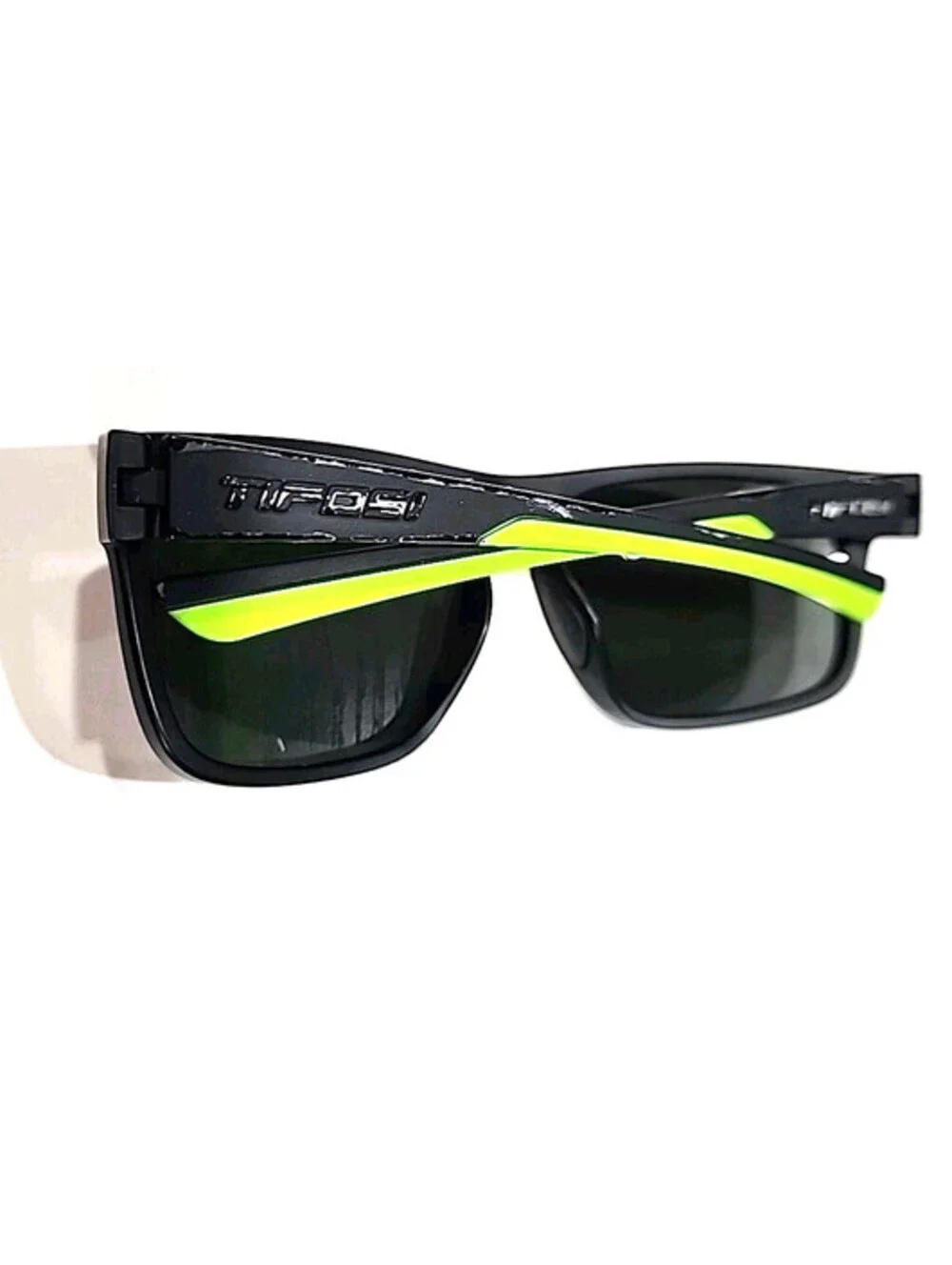 Tifosi Optics Swick Black Gray Square Sunglasses BG